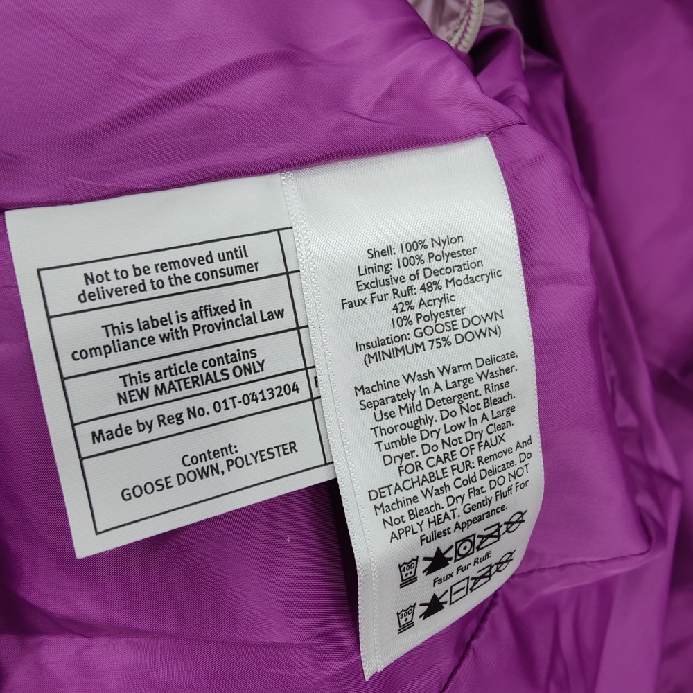 Eddie Bauer Womens Gorpcore Quilted Outdoor Down Puffer Vest M Lavender Hood - Picture 7 of 16